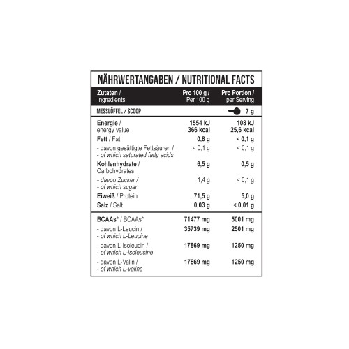 Healthy® BCAA Instant Peach Ice Tea 420 g