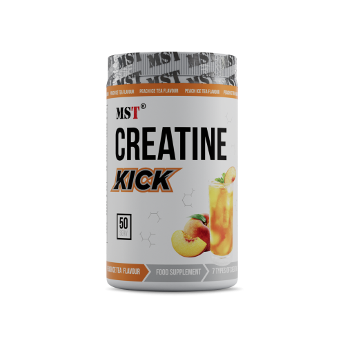 Creatine Kick 500g PEACH ICE TEA/МСТ Креатін кік 500 грам (персиковий чай)