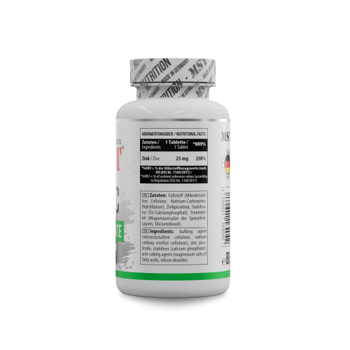 Zinc picolinate 100 Tabs/ MST Цинк піколінат 100 таб