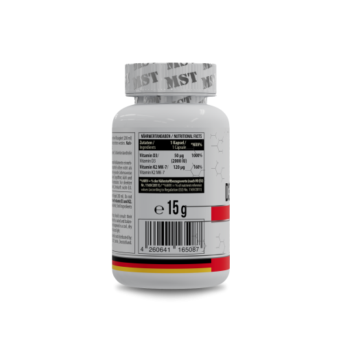 MST Vitamin D3 + K2 + MK7 60 Caps MST / МСТ Вітамін Д3 + К2 + МК7 60 капс
