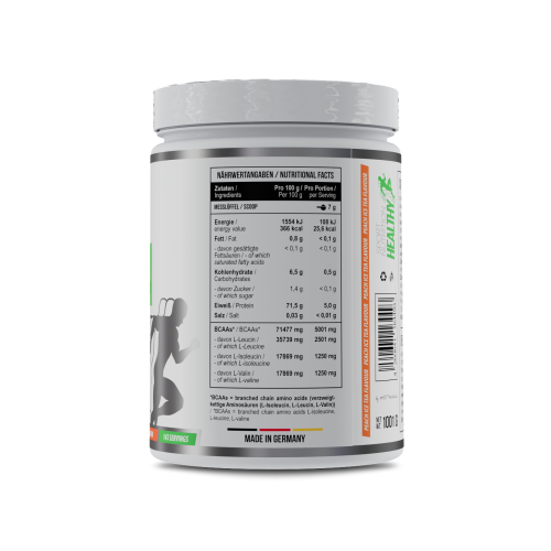 MST Healthy BCAA Instant Peach ice tea 1001 g/ Хелсі ВСАА інстант Персиковий чай 1001 г