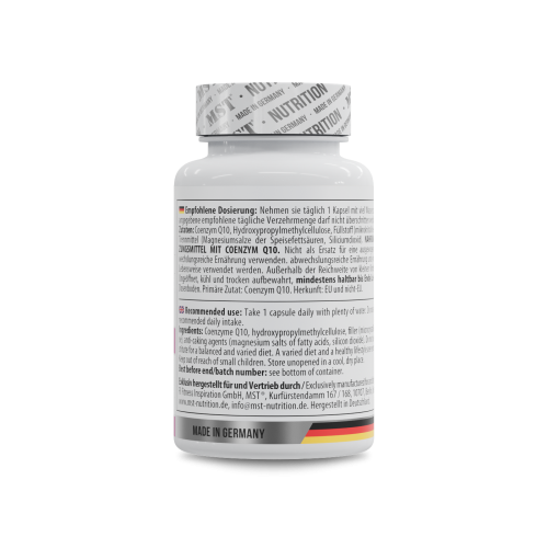 Coenzyme Q10 -200 mg 60 Vcaps / МСТ Конзим Кью 10 200 мг 60 капс