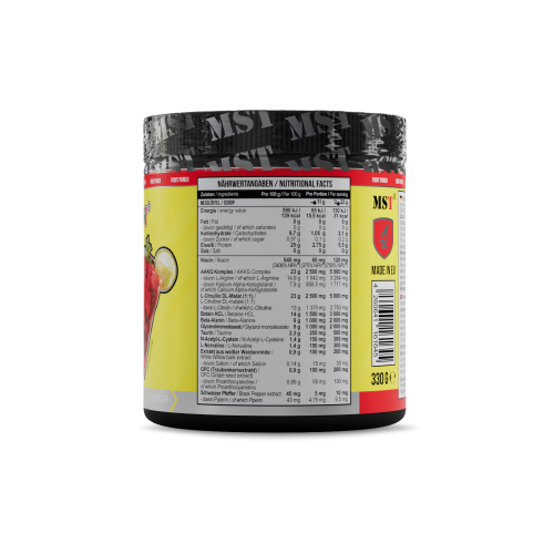 MST Pump Killer Fruit Punch 330 g/МСТ Памп кіллер фруктовий пунш 330 грам