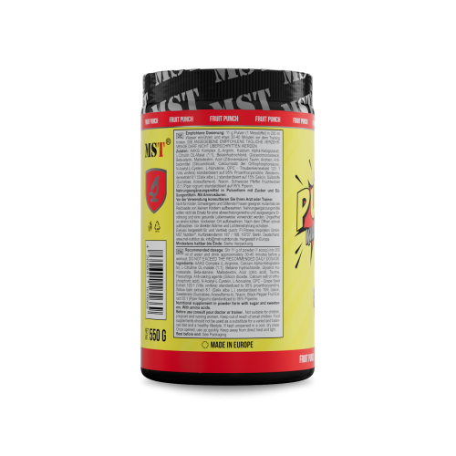 MST Pump Killer Fruit Punch 550 g/МСТ Памп кіллер фруктовий пунш 550 грам