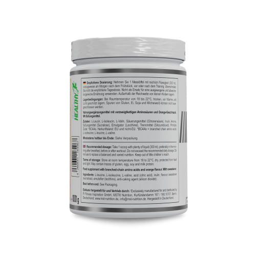 MST Healthy BCAA Instant Orange 1001 g/ Хелсі ВСАА інстант Апельсин 1001 г