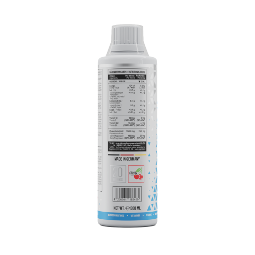 Magnesium citrate + Vitamin B6 500 ml Cherry / Магнезіум цитрат Б6 рідкий Вишня 500 мл