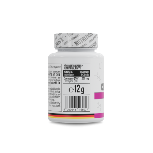Coenzyme Q10 -200 mg 30 Vcaps / МСТ Конзим Кью 10 200 мг 30 капс
