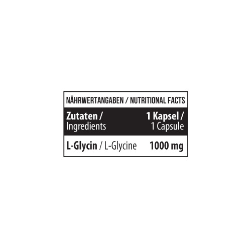 Glycine 1000 mg 60 Kapseln/ МСТ Гліцин 60 капс