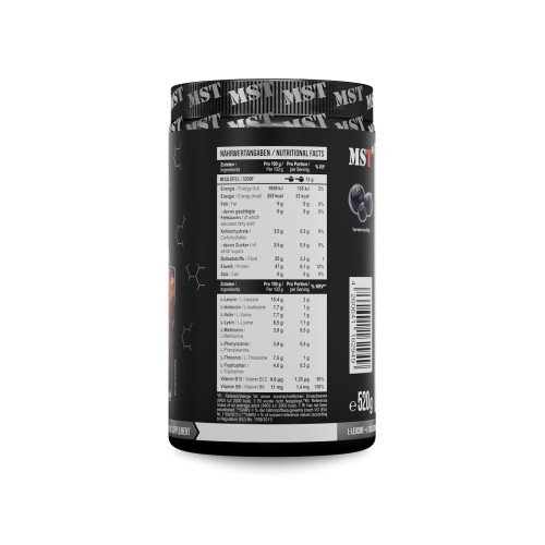 BCAA&EAA 520 g Blackcurrant MST Nutrition/МСТ БЦАА&ЕАА чорна смородина 520 г