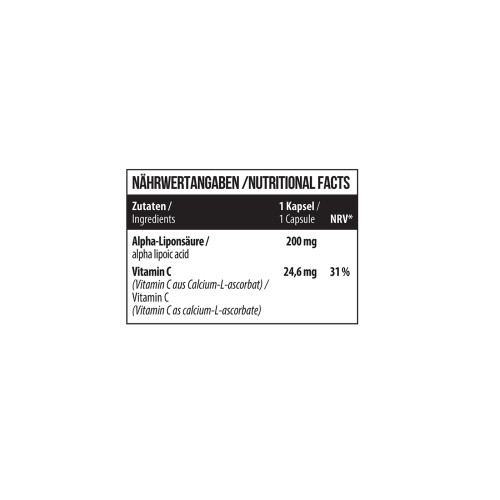 Alpha Lipoic Acid 60 Capsules / МСТ Альфа-ліпоєва кислота 60 капс