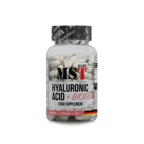 MST Hyaluronic Acid + Biotin 90 Vcaps/ МСТ Гіалурон асід + біотин 90 вкапс