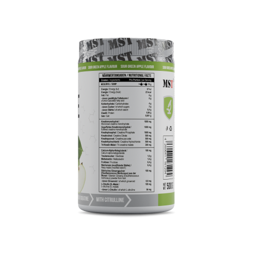 MST Creatine Kick 500g (Green Apple)/МСТ Креатін Кік 500 г (Зелене яблоко)