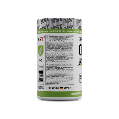 MST Creatine Kick 500g (Green Apple)/МСТ Креатін Кік 500 г (Зелене яблоко)