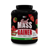 Best Mass Gainer 3000g Strawberry /Бест Масс Гейнер Полуниця 3000 г Ваніль