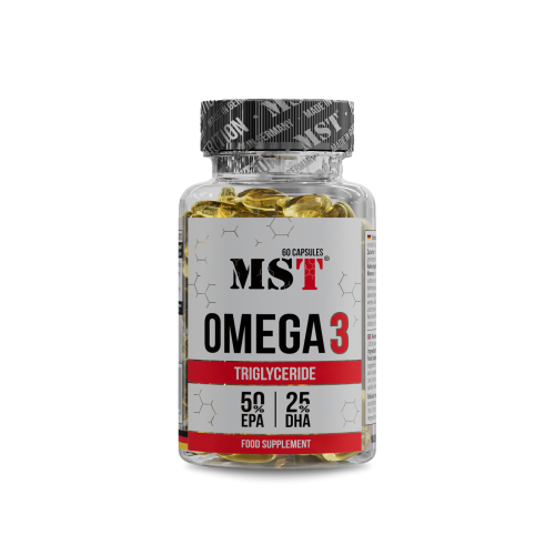 Omega 3 Triglyceride 75% 60 Softgels /МСТ Омега тригліцерид 60 капс