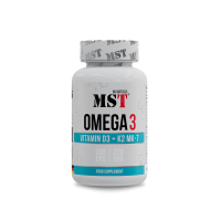 MST Omega 3 + D3 + K2 60 softgels / МСТ Омега 3 + д3+ к2 60 капс