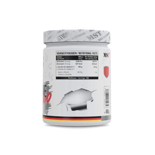 MST Citrulline 500g RAW/МСТ Цитрулін 500 г (без смаку)