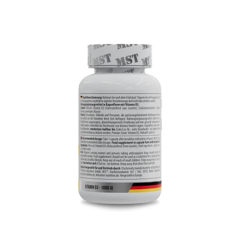 MST Vitamin  D3 1000IU 120 tab/ МСТ вітамин  д3 1000 120 таб