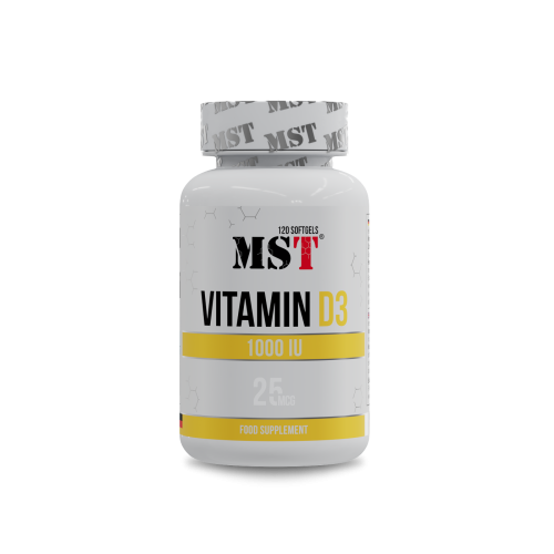 MST Vitamin  D3 1000IU 120 tab/ МСТ вітамин  д3 1000 120 таб