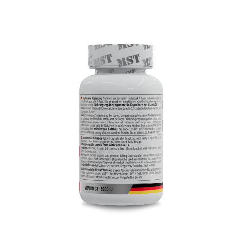 MST Vitamin  D3 5000IU 120 tab/ МСТ вітамин  д3 5000 120 таб