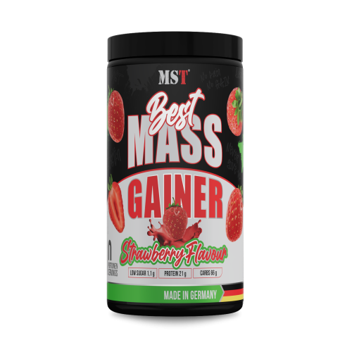 Best Mass Gainer 1000g Strawberry /Бест Масс Гейнер Полуниця 1000 г Ваніль