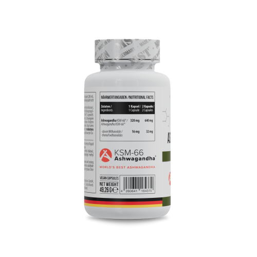 MST Ashwagandha KSM66 60 Caps/Ашваганда КСМ66 60 капс