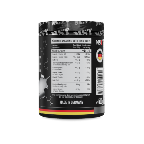 MST Creatine monohydrate 500g / МСТ Креатін  моногідрад 500 г