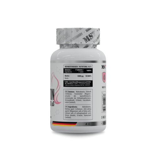 MST Biotin 5000  100 tab / МСТ Біотін 5000 100 таб