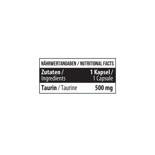 Taurine 120 Capsules / МСТ Таурін 120 капс