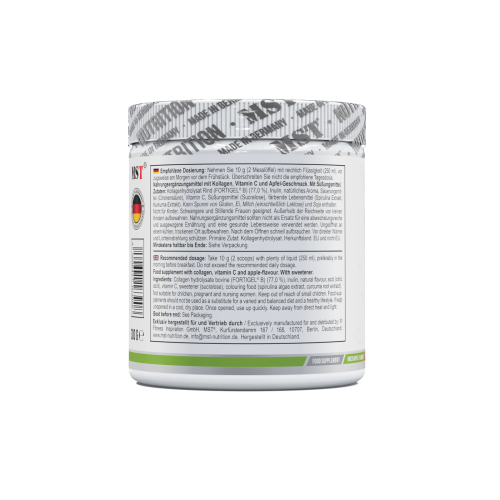 Collagen Peptides Fortigel Green apple 300g\МСТ Колаген Пептид Фортігель Зелене яблуко 300 г
