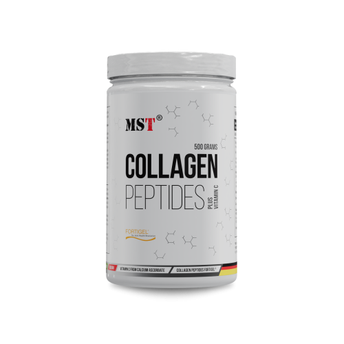 Collagen Peptides Fortigel Green apple 500g\МСТ Колаген Пептид Фортігель Зелене яблуко 500 г