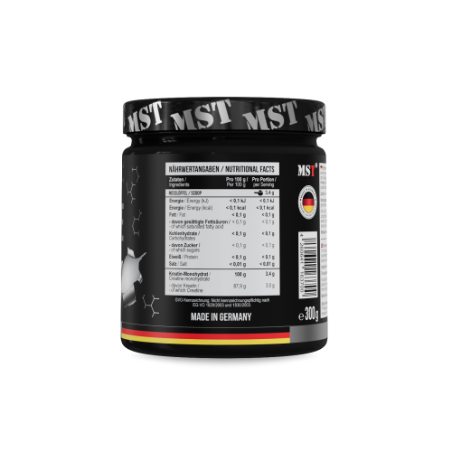MST Creatine monohydrate 300g (Unflavored)/ МСТ Креатін  моногідрад 300 г (Уфловоред)