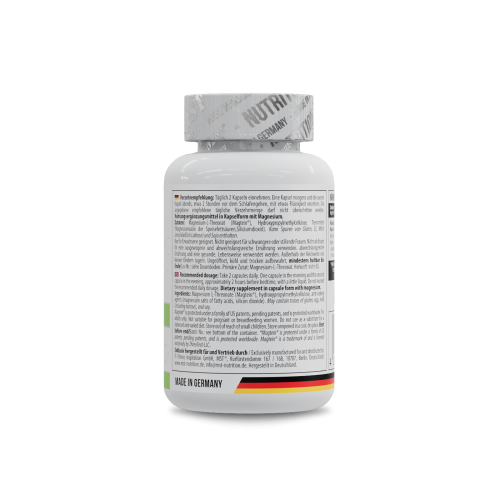 Magnesium L-Threonate 1000 mg 60 Kapseln / МСТ Магній Л-Треонат 60 капс