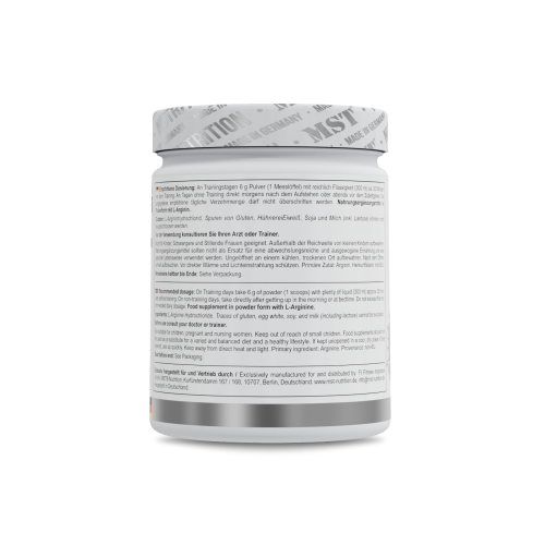 MST ARGININE HCL 500g MST /МСТ Аргінін ХЦЛ 500 г