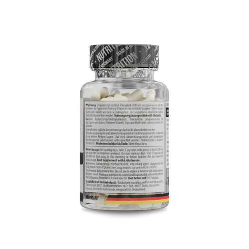 L-Glutamine 1100 mg 60 Kapseln/МСТ Л-глутамін 1100 мг. 60 капс