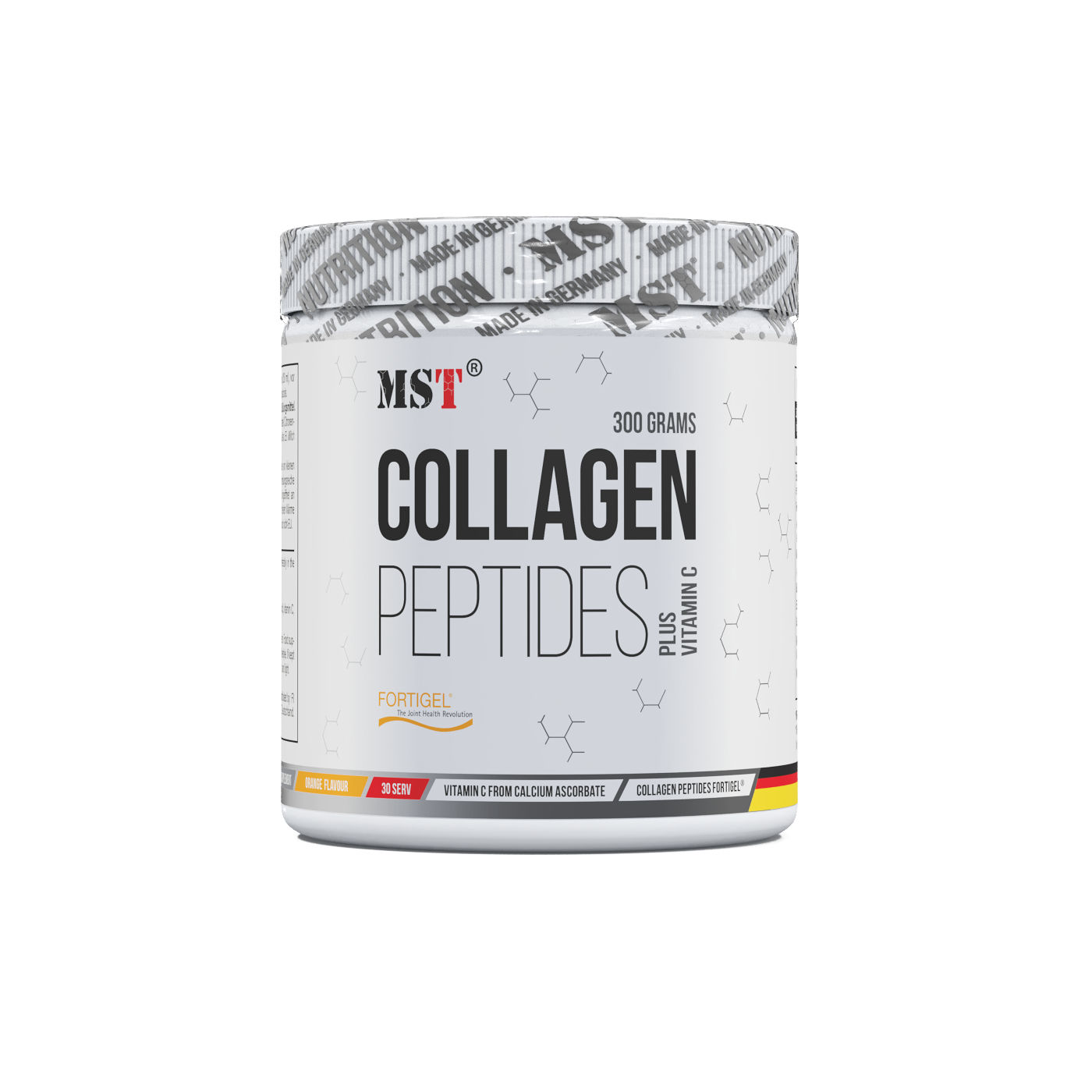 Collagen Peptides Fortigel Orange 300g\МСТ Колаген Пептид Фортігель Апельсин 300 г