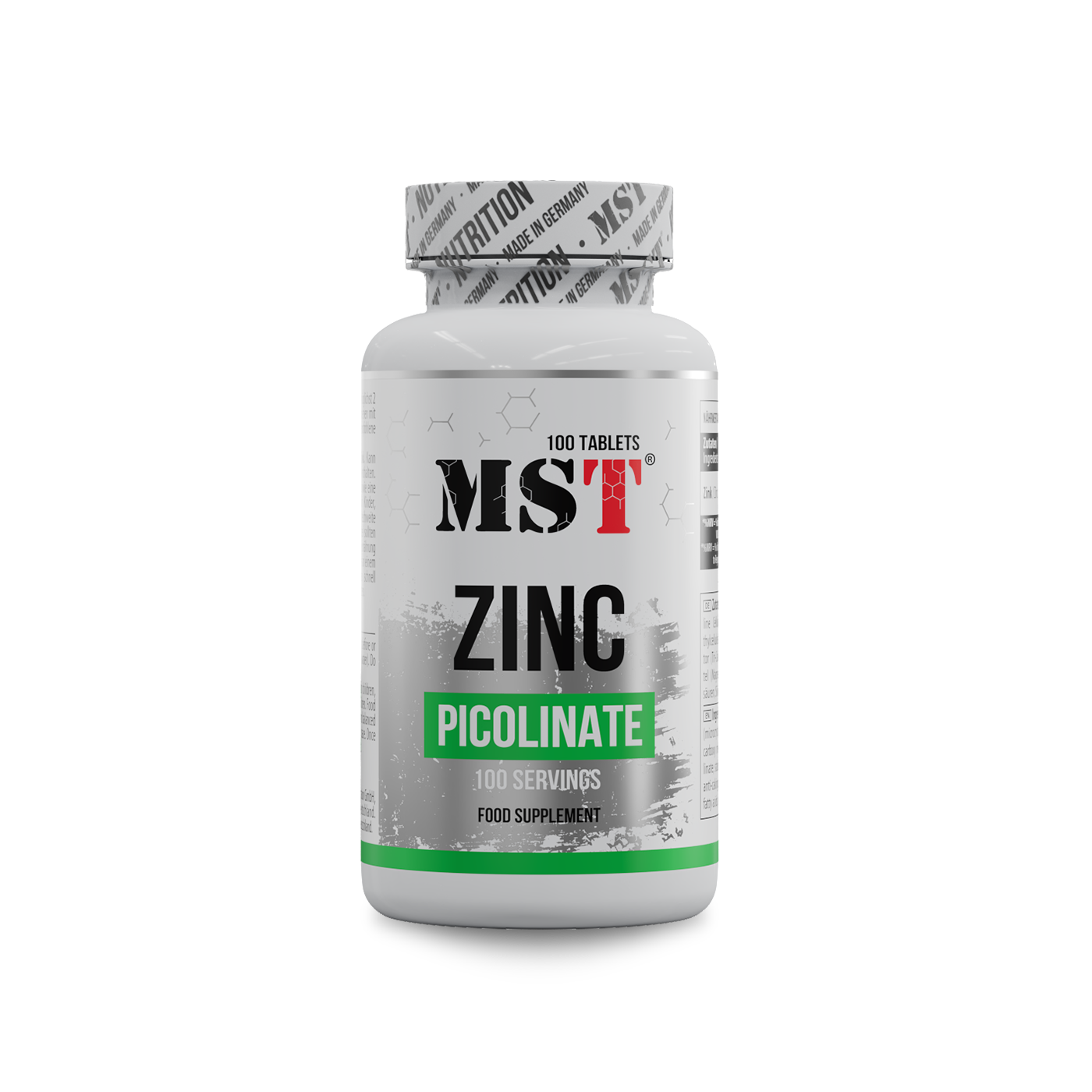 Zinc picolinate 100 Tabs/ MST Цинк піколінат 100 таб