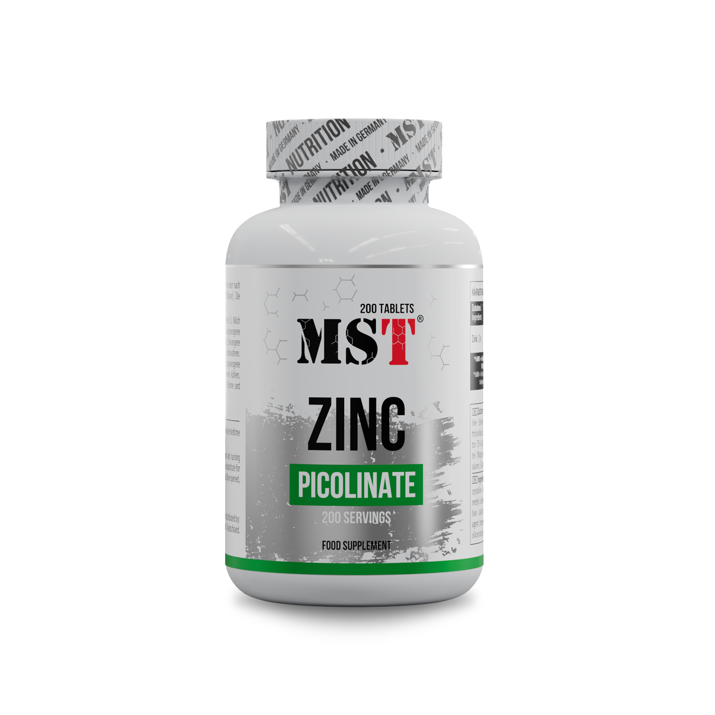 Zinc picolinate 200 Tabs/ MST Цинк піколінат 200 таб