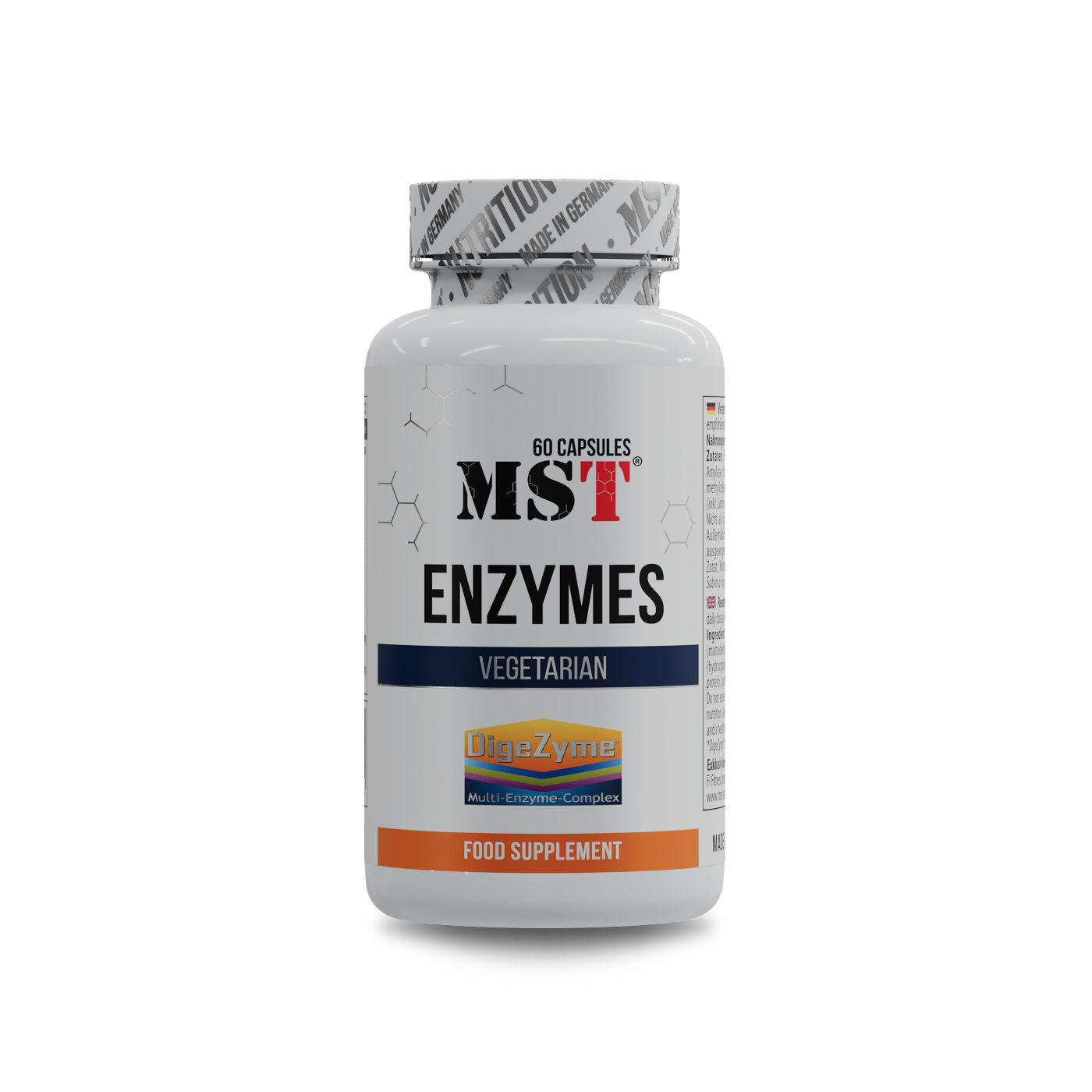Enzymes DigeZyme® 60 Capsules/МСТ Ензим 60 капс