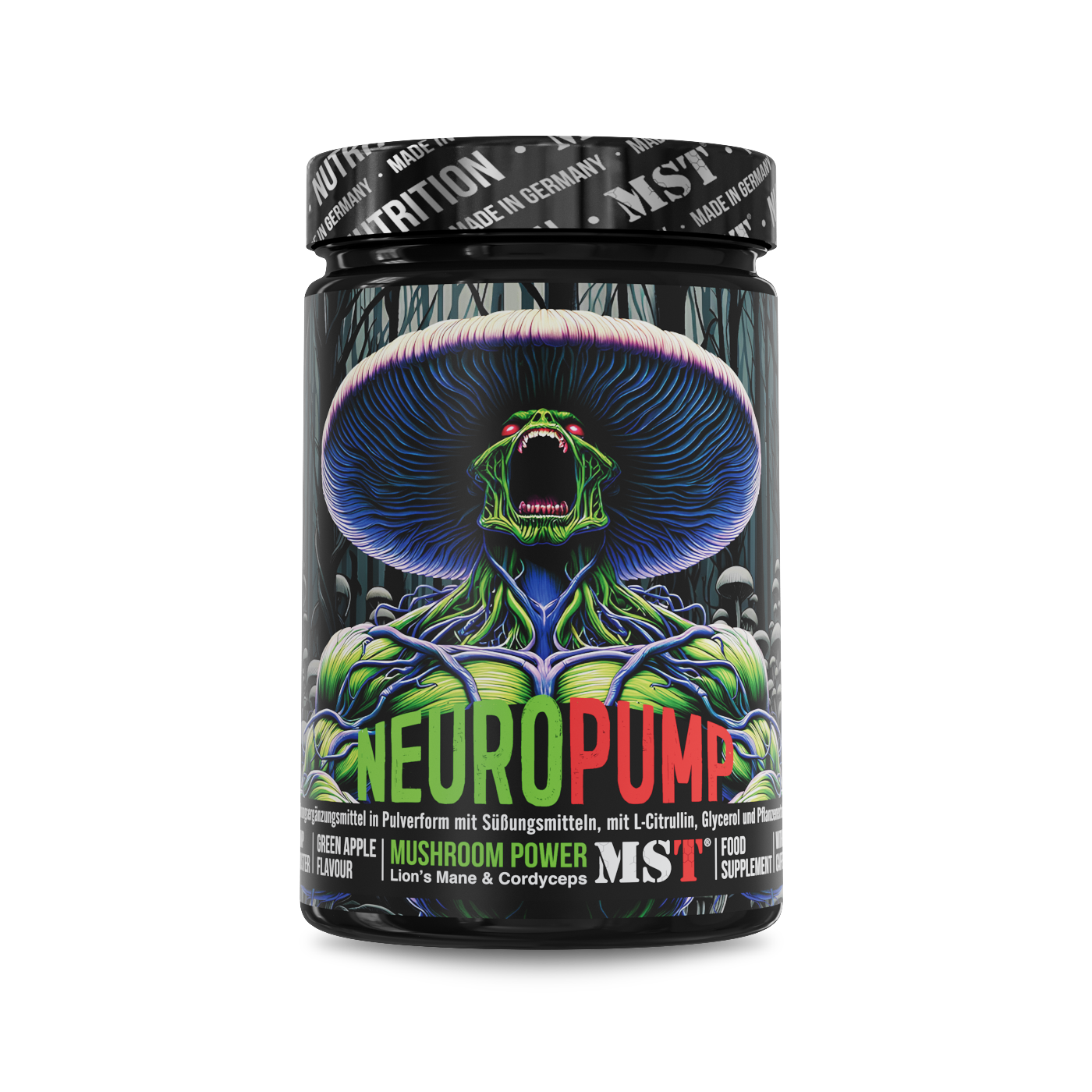 NeuroPump Green Apple 500 g /МСТ Нейро Памп Зелене Яблуко 500 г