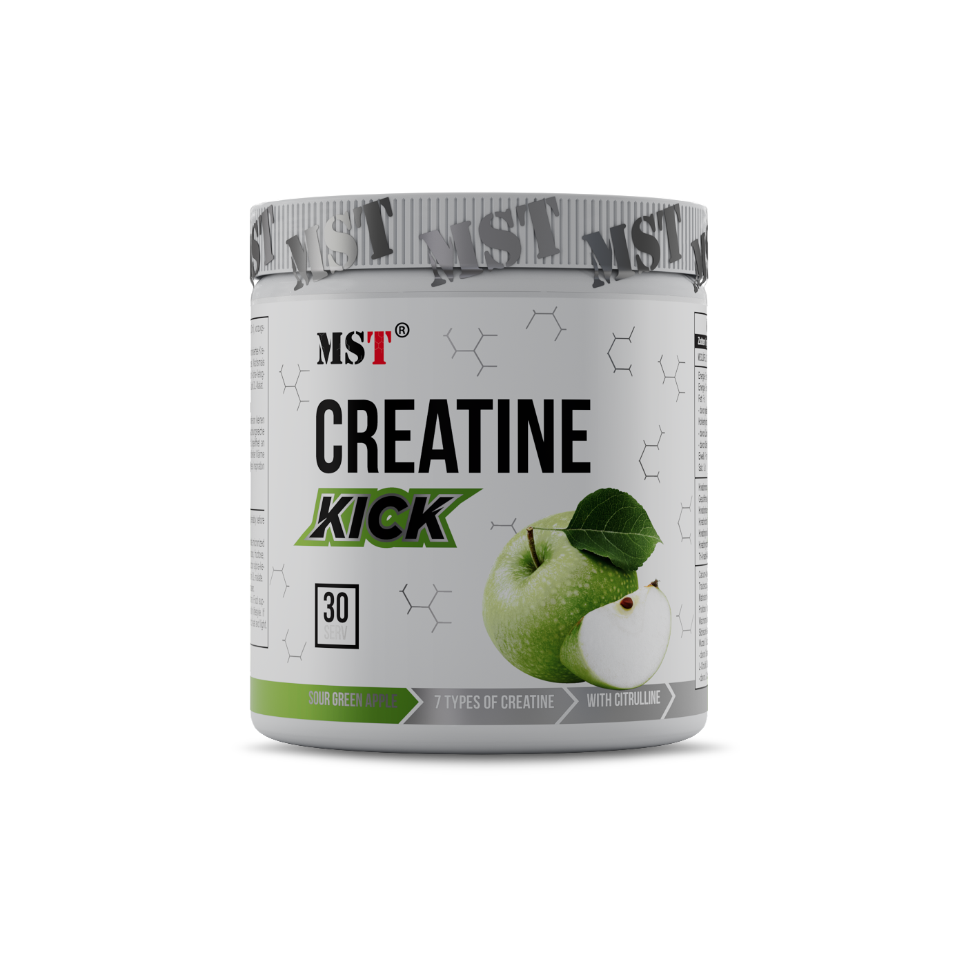Creatine kick 300 g Green Apple / Креатін кік 300 грам (зелене яблуко)