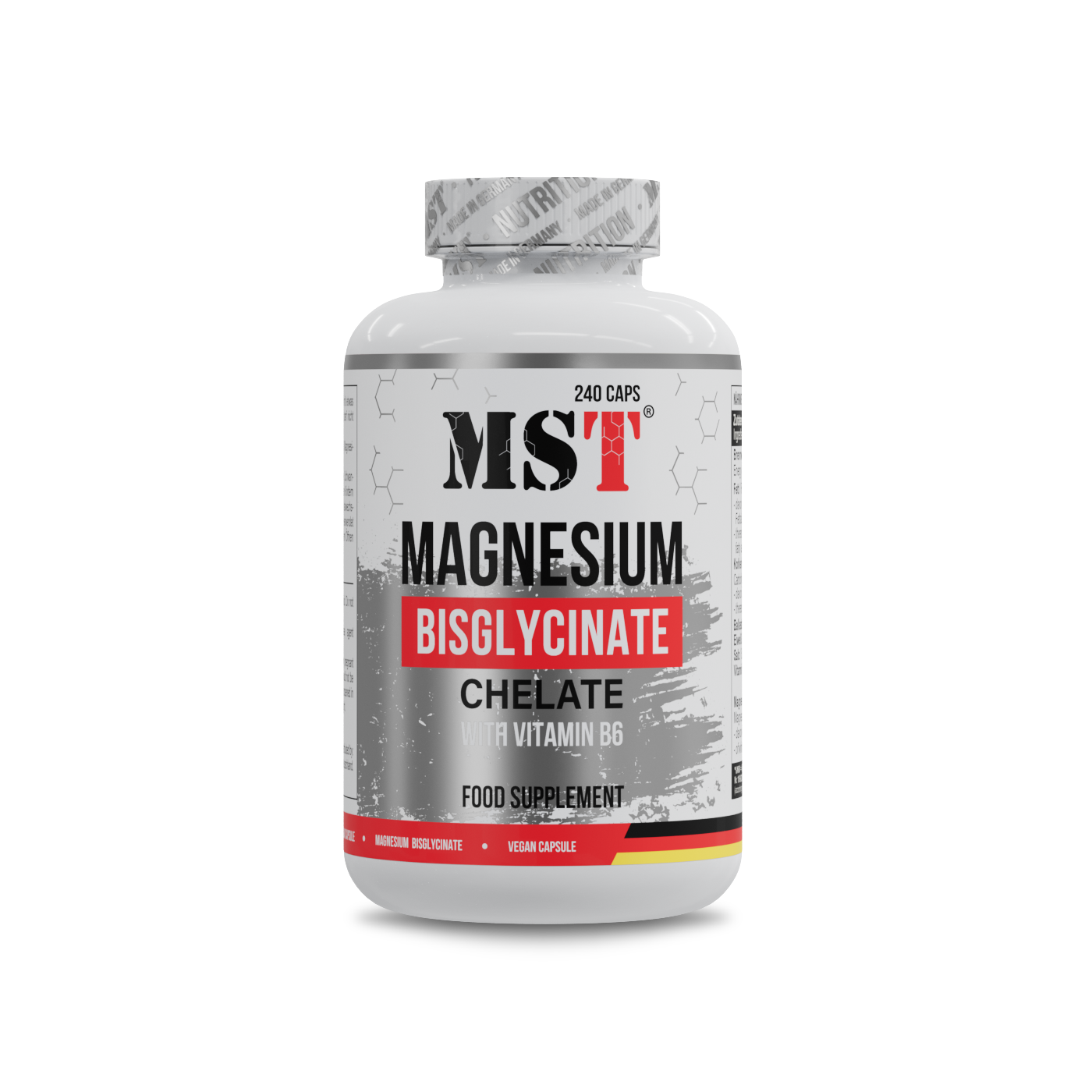 MST Magnesium BisglycinateChelate 240 Kapseln/МСТ Магній Бісгліцинат 240 капс
