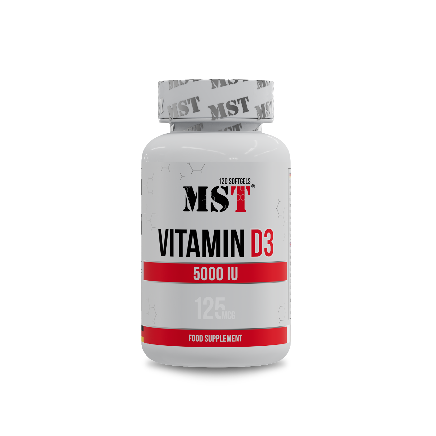 MST Vitamin D3 - 5000IU 120 caps / МСТ Вітамін д3 5000 - 120 капс.
