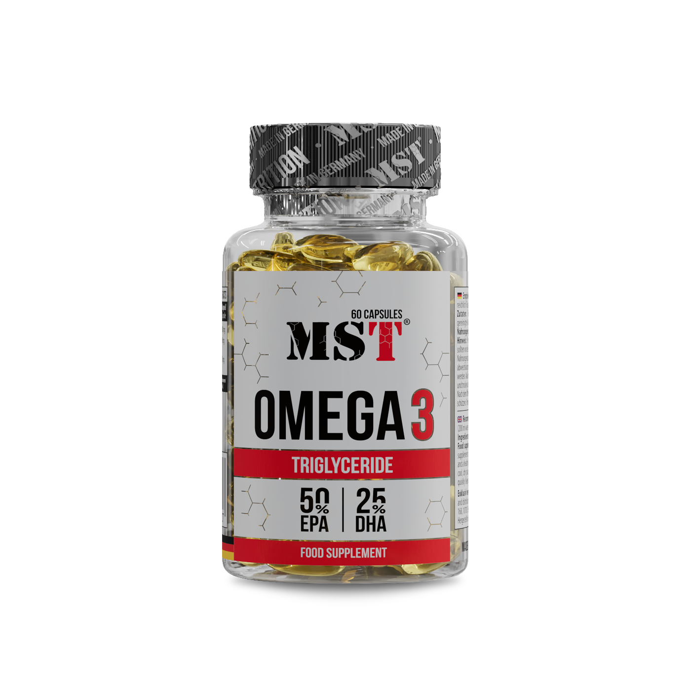 Omega 3 Triglyceride 75% 60 Softgels /МСТ Омега тригліцерид 60 капс