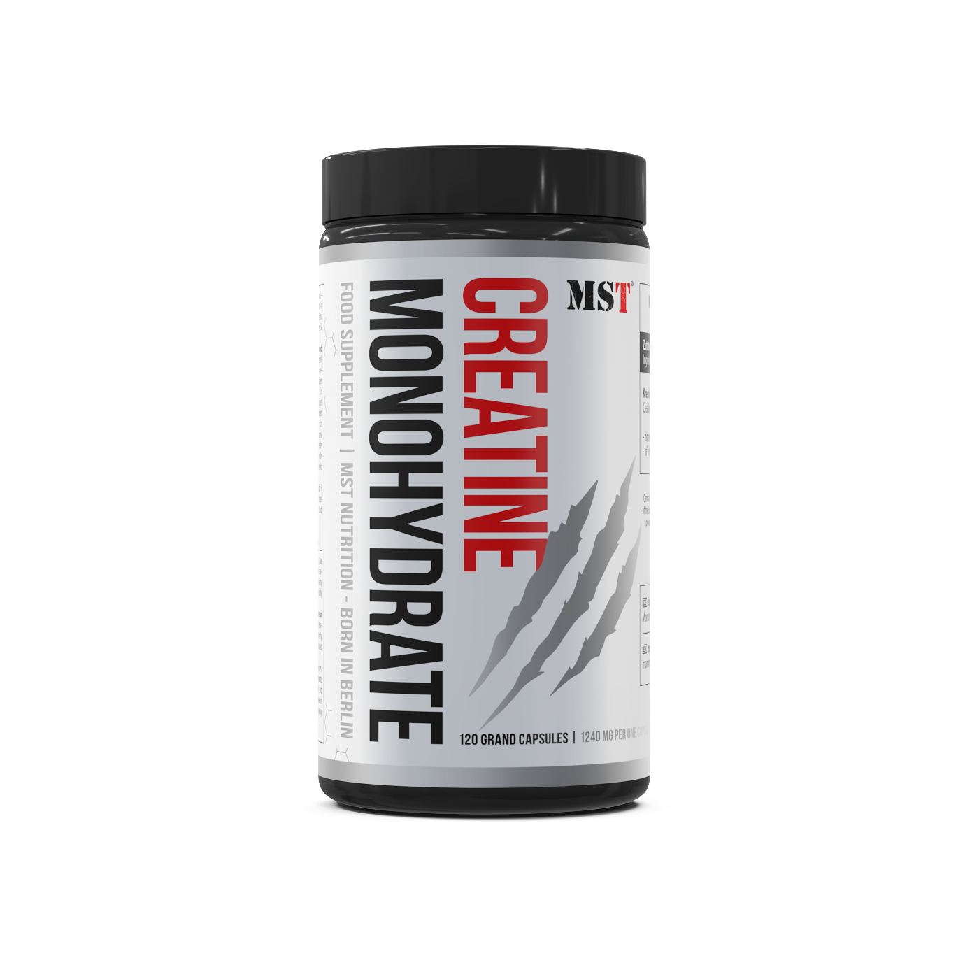 MST Creatine monohydrate 120 caps / МСТ Креатін  моногідрад 120 кап