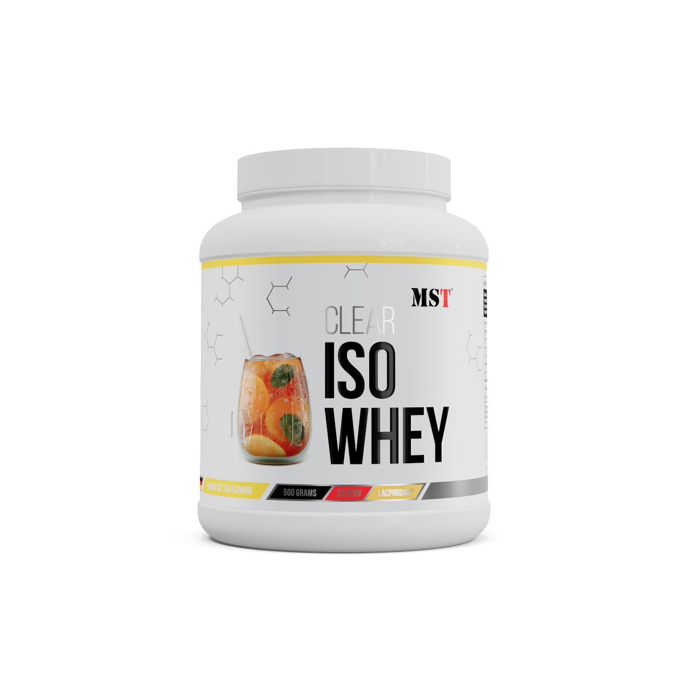 MST Protein ISO CLEAR LEMON ICE TEA 500 g/МСТ Протеїн Ізо Клеар Лимонний чай 500 г