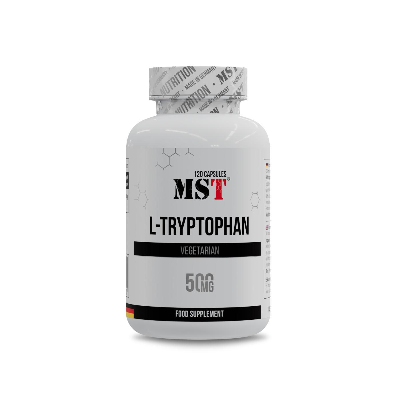 MST Tryptophan 500 mg 120 Caps / МСТ Триптофан 120 таб.