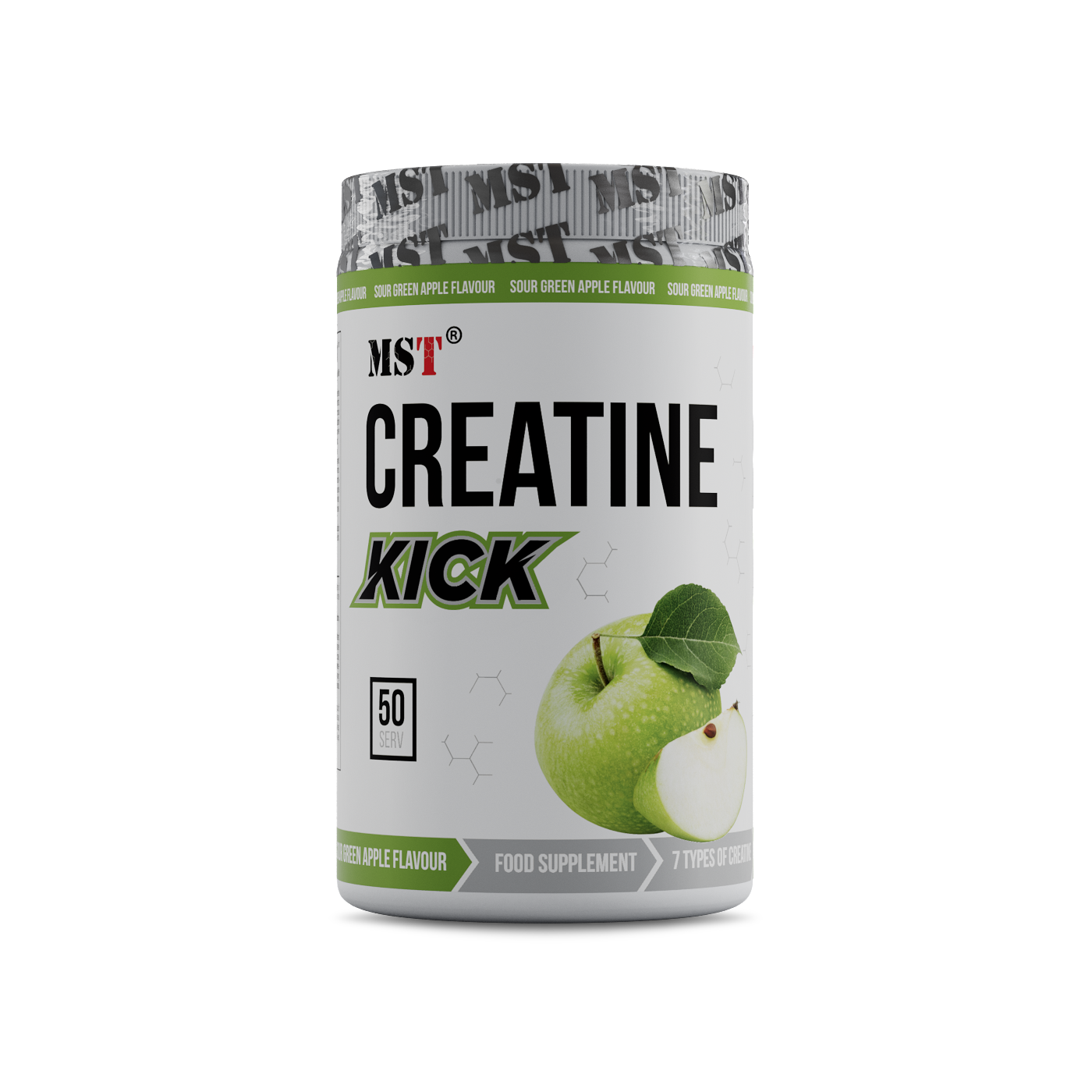 Creatine kick 500 g Green Apple / Креатін кік 500 грам (зелене яблуко)