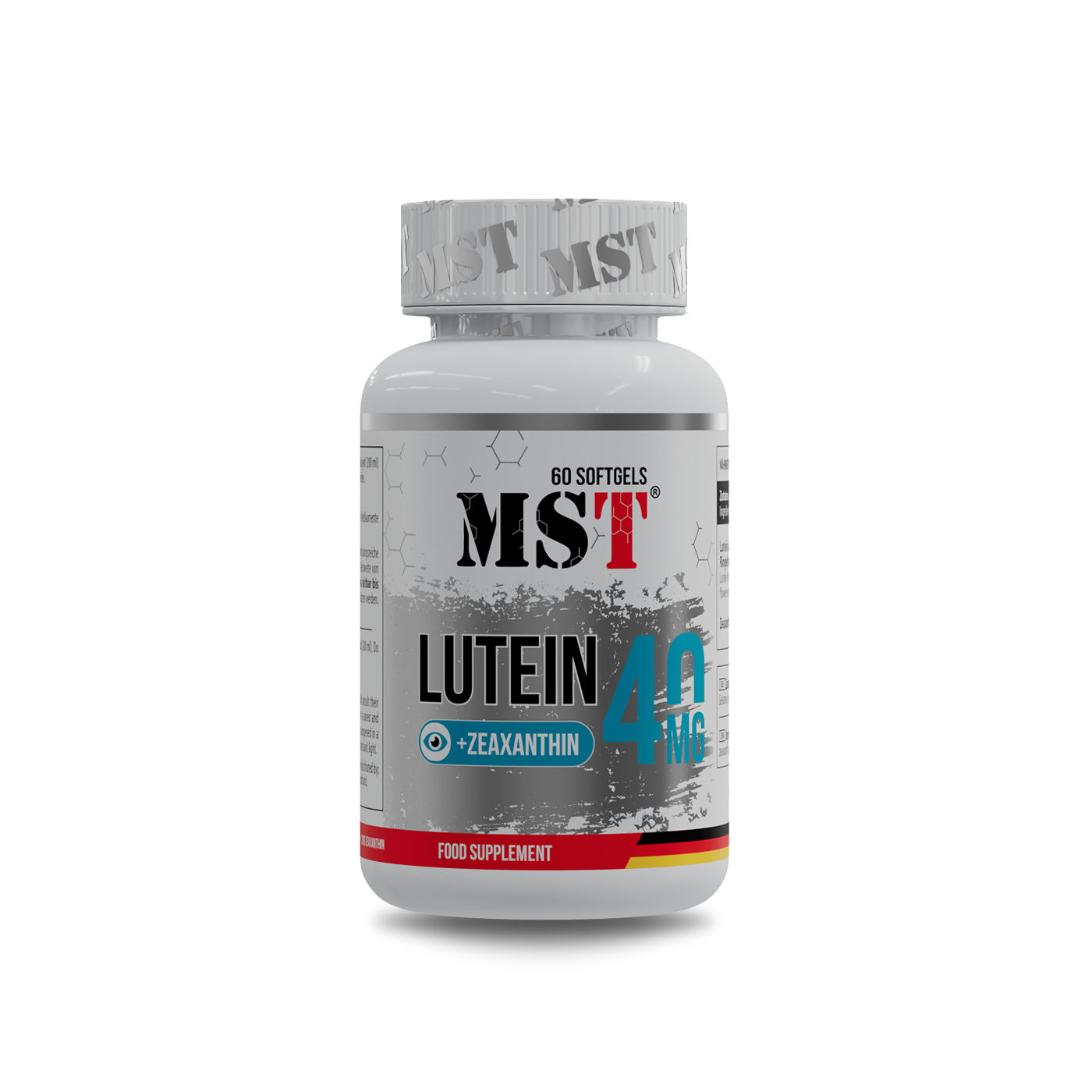 Lutein 40mg + zeaxanthin 60 softgels / МСТ Лютеїн 40 мг + зеаксантин 60 капс