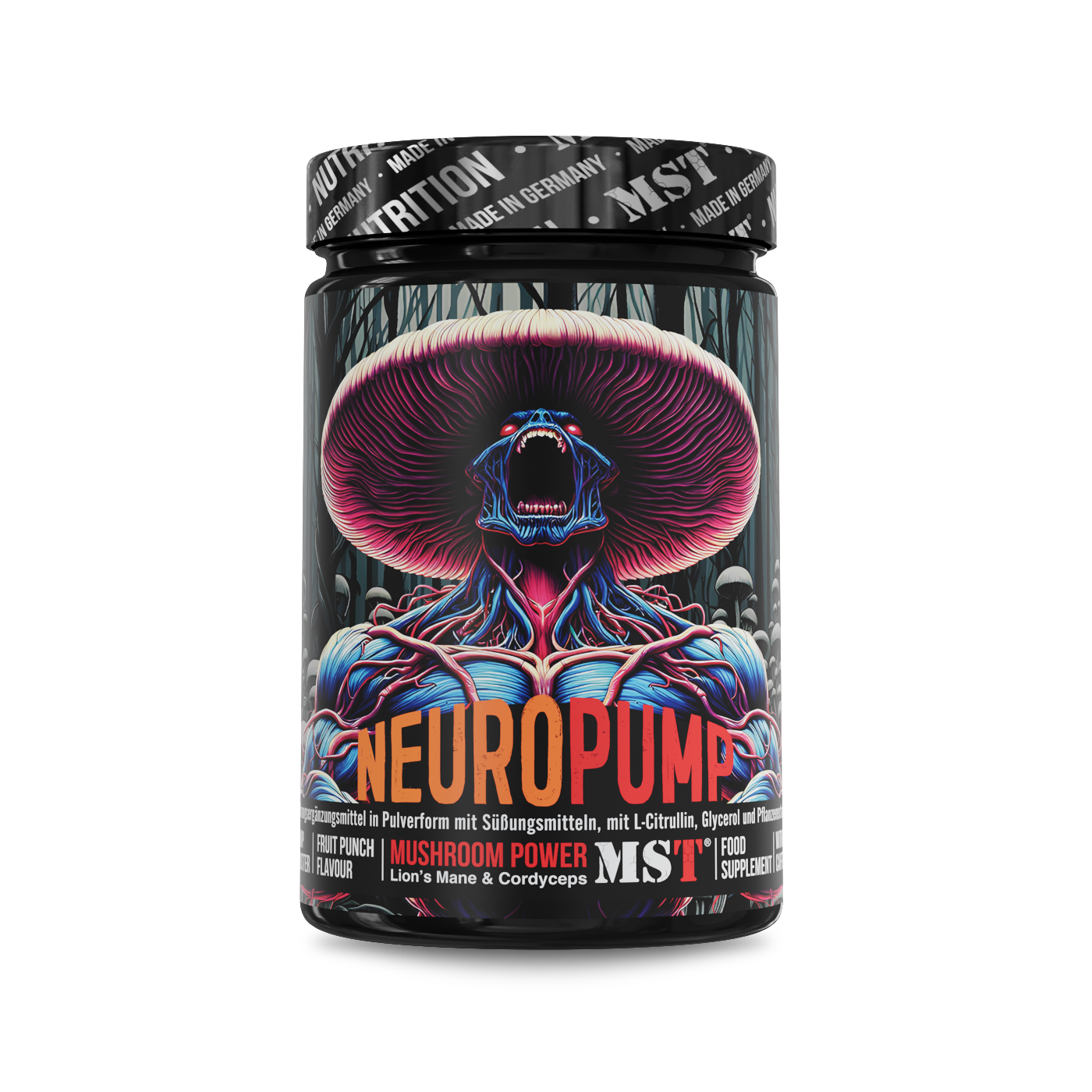 NeuroPump Fruit Punch 500 g /МСТ Нейро Памп Фруктовий пунш 500 г